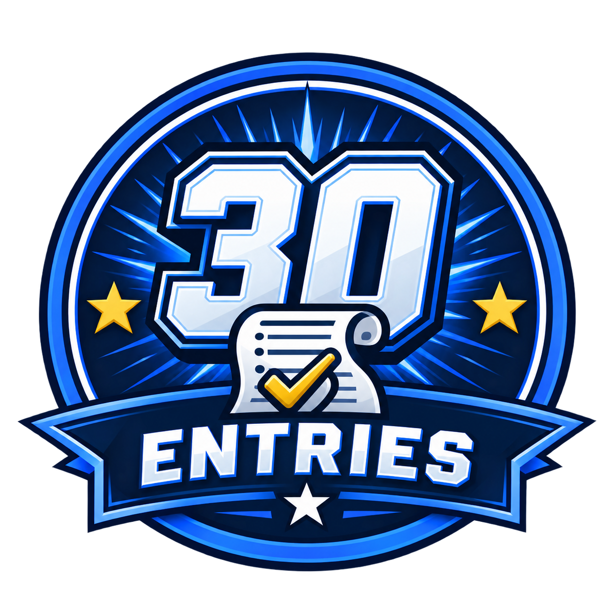 30 Entries badge